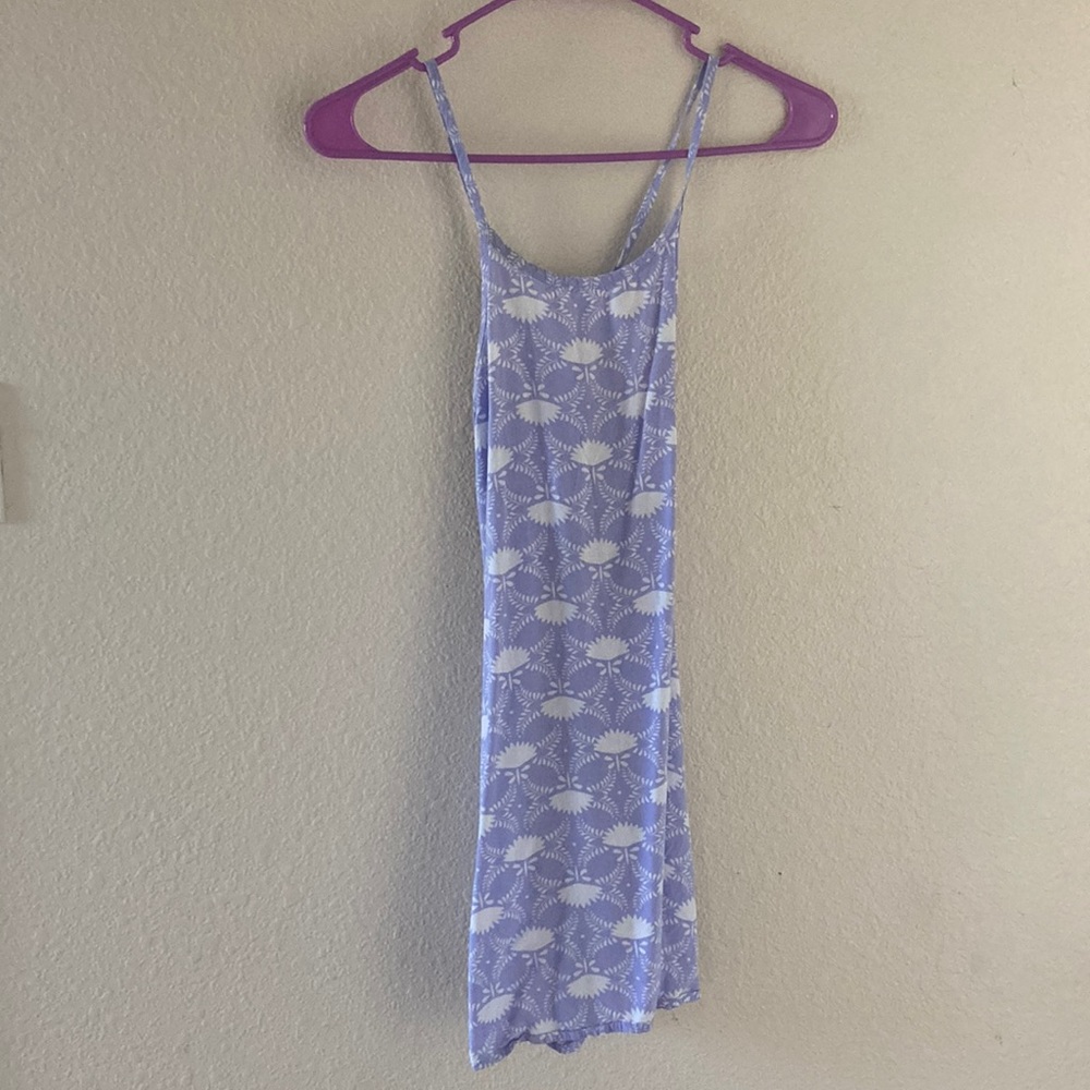 Old navy floral print Girls Summer pullover sleeveless dress. Size L (10/12)